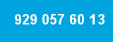 929 057 60 13 929 057 60 13